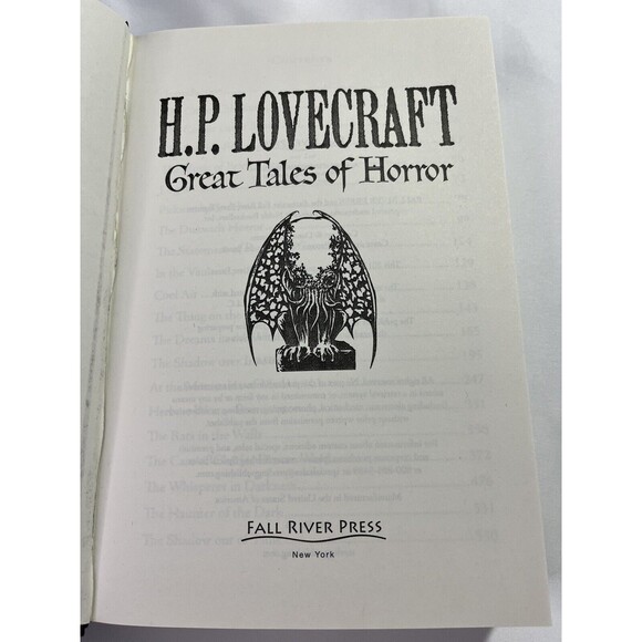 H. P. Lovecraft Great Tales of Horror 2012 Hardback Compilation - Picture 7 of 8